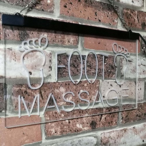 Foot Massage LED Light Sign - LED Gift Works