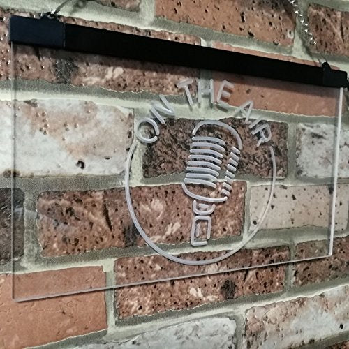 Microphone On The Air LED Light Sign - Way Up Gifts