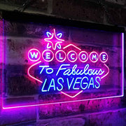 Welcome to Fabulous Las Vegas LED Light Sign - LED Gift Works