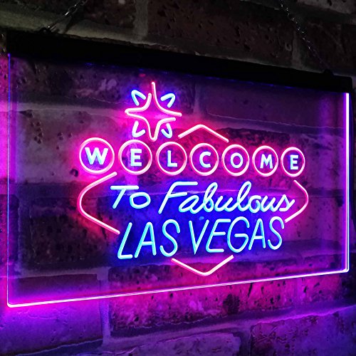 Welcome to Fabulous Las Vegas LED Light Sign - LED Gift Works