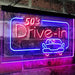Movie Theater 50s Drive In LED Light Sign - Way Up Gifts