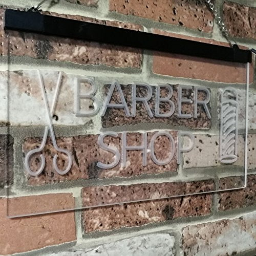 Barber Shop LED Light Sign - LED Gift Works