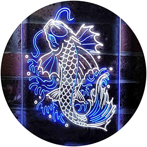 Koi Fish Display LED Light Sign - Way Up Gifts