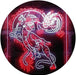 Tiger and Dragon Fight Man Cave Room Garage LED Light Sign - Way Up Gifts