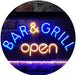 Bar & Grill Restaurant Open LED Light Sign - Way Up Gifts