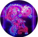 Tiger and Dragon Fight Man Cave Room Garage LED Light Sign - Way Up Gifts