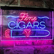 Fine Cigars LED Light Sign - LED Gift Works