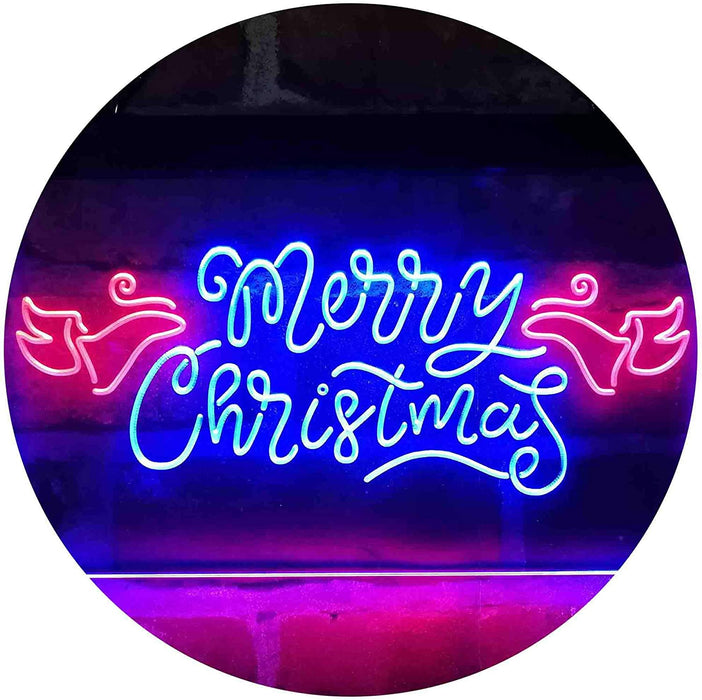 Merry Christmas Wing Decoration LED Light Sign - Way Up Gifts