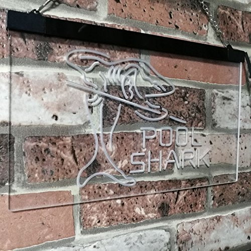 Billiards Pool Shark LED Light Sign - Way Up Gifts