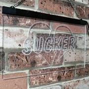 Love Broken Heart Sucker LED Light Sign - LED Gift Works