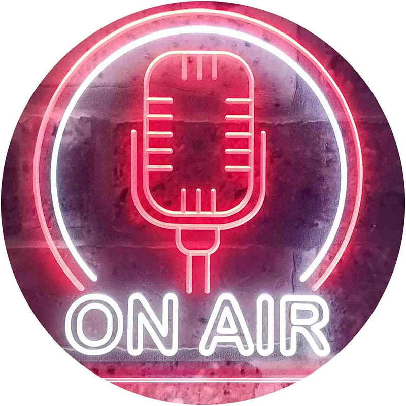 Microphone On Air LED Light Sign - LED Gift Works