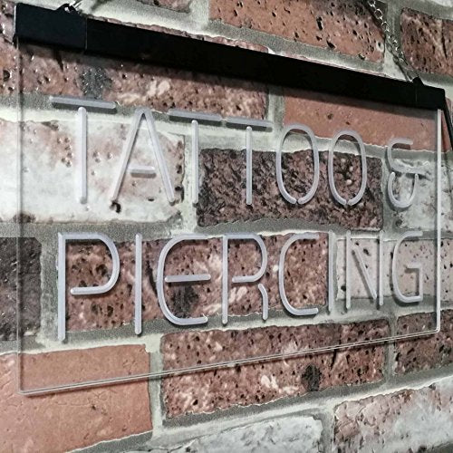 Tattoo Piercing LED Light Sign - Way Up Gifts