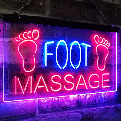 Foot Massage LED Light Sign - LED Gift Works