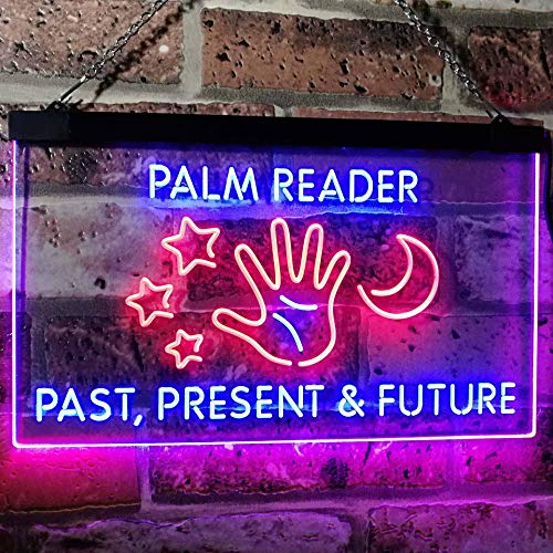 Psychic Fortune Teller Palm Reader LED Light Sign - LED Gift Works