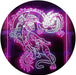 Tiger and Dragon Fight Man Cave Room Garage LED Light Sign - Way Up Gifts