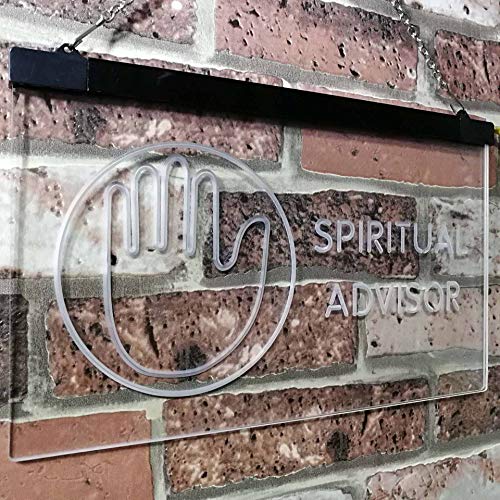 Psychic Spiritual Advisor LED Light Sign - Way Up Gifts