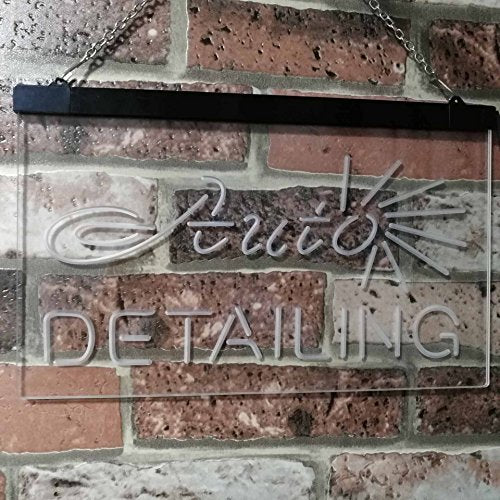 Car Body Shop Auto Detailing LED Light Sign - Way Up Gifts