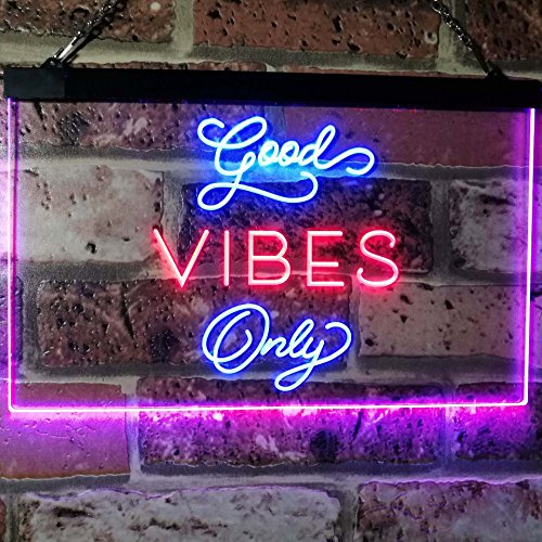 Good Vibes Only LED Light Sign - LED Gift Works