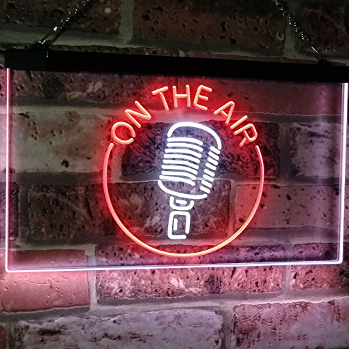Microphone On The Air LED Light Sign - Way Up Gifts