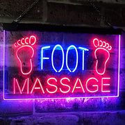 Foot Massage LED Light Sign - LED Gift Works