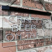 Craft Beer On Tap LED Light Sign - LED Gift Works
