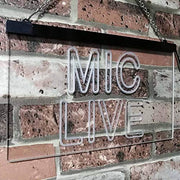 On Air Mic Live LED Light Sign - LED Gift Works