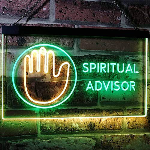 Psychic Spiritual Advisor LED Light Sign - Way Up Gifts