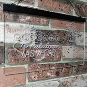 Cowboy Welcome to Las Vegas LED Light Sign - LED Gift Works