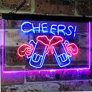 Beer Mugs Cheers LED Light Sign - LED Gift Works