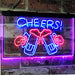 Beer Mugs Cheers LED Light Sign - Way Up Gifts