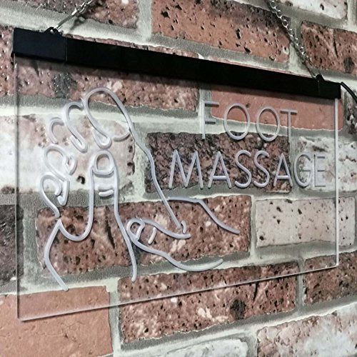 Foot Massage LED Light Sign - LED Gift Works