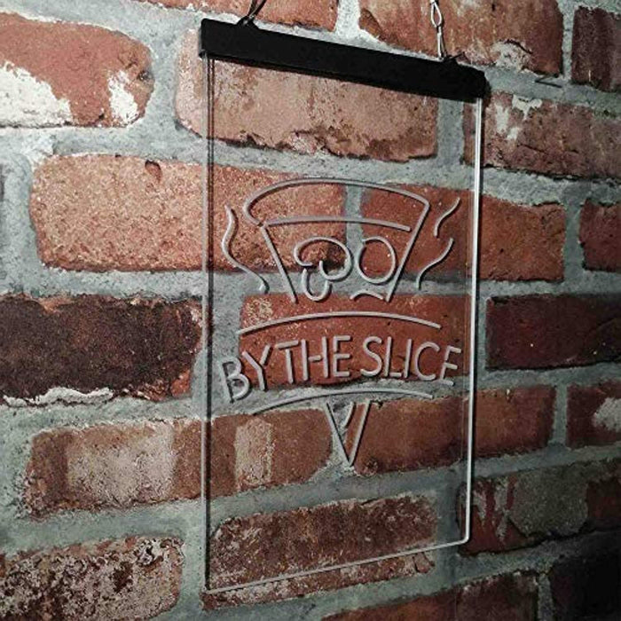 Pizza by The Slice LED Light Sign - Way Up Gifts