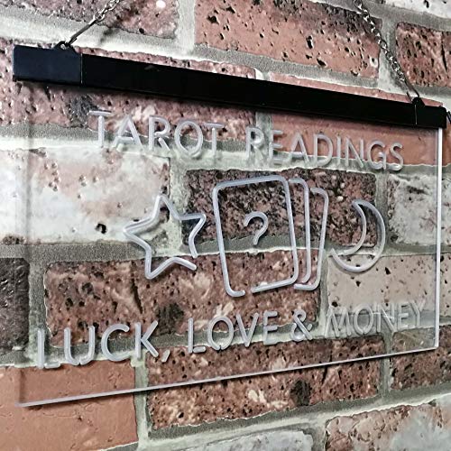 Psychic Tarot Readings LED Light Sign - LED Gift Works