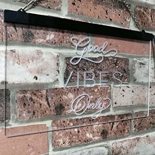 Good Vibes Only LED Light Sign - LED Gift Works