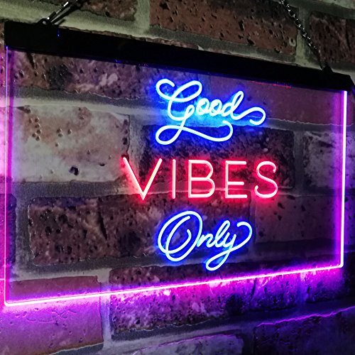 Good Vibes Only LED Light Sign - LED Gift Works