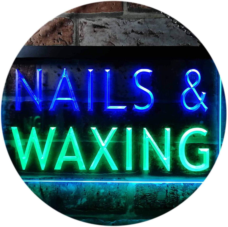 Beauty Salon Nails Waxing LED Light Sign - LED Gift Works