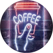 Coffee Cup To Go LED Light Sign - LED Gift Works