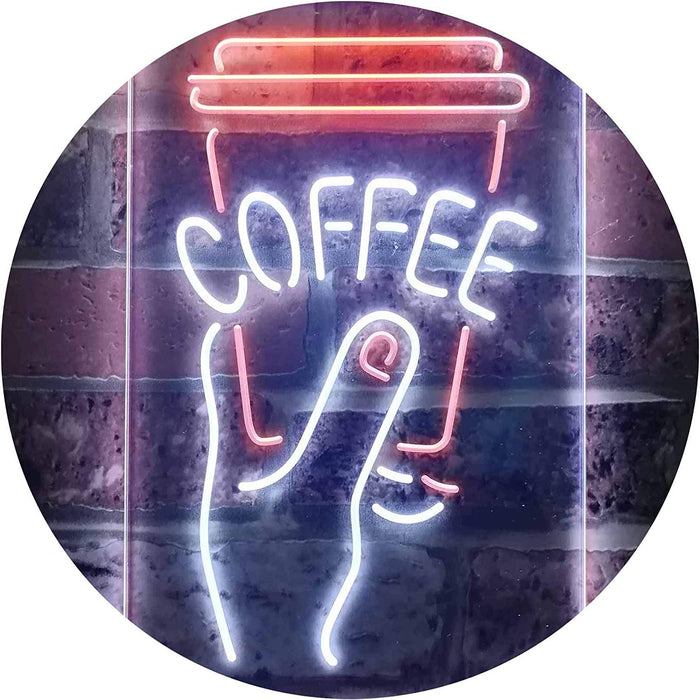 Coffee Cup To Go LED Light Sign - Way Up Gifts