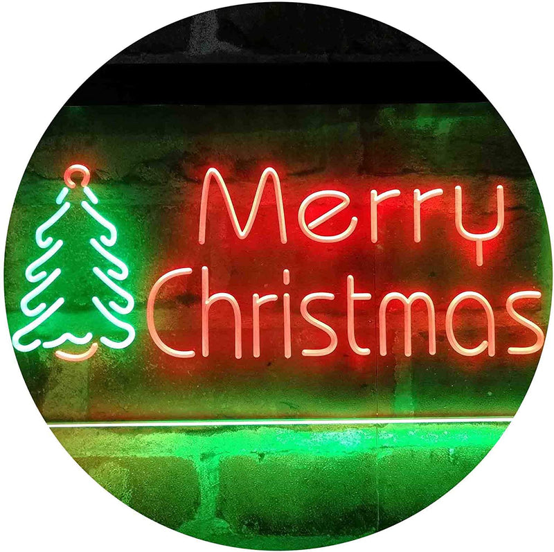 Merry Christmas Tree LED Light Sign - LED Gift Works