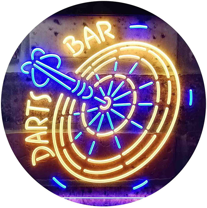 Darts Bar LED Light Sign - Way Up Gifts