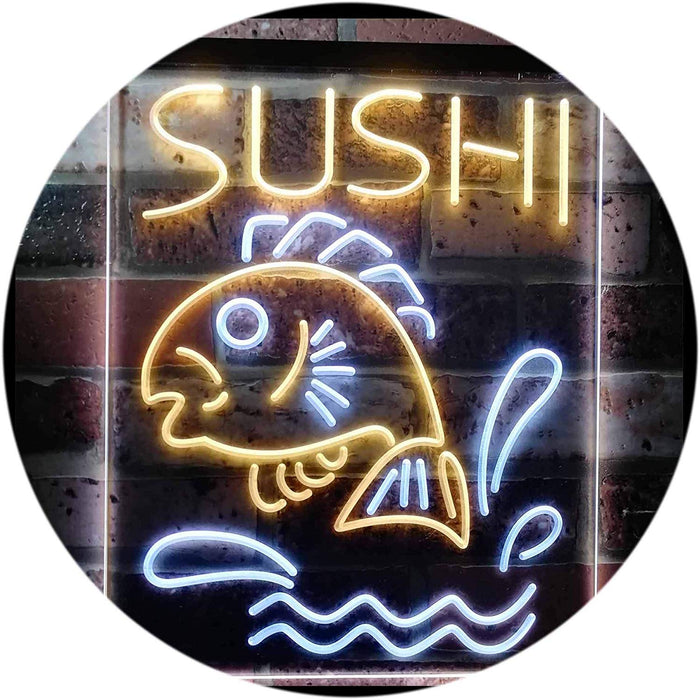 Fish Sushi LED Light Sign - Way Up Gifts