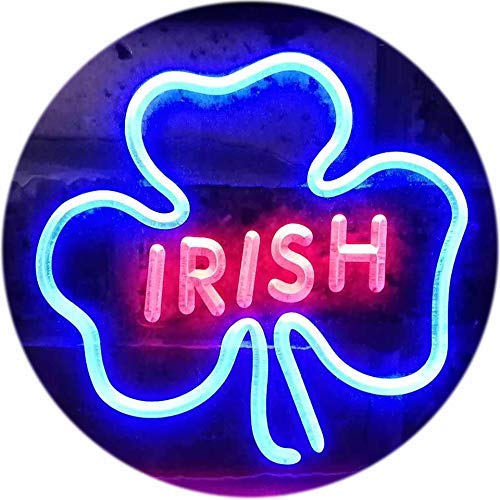 Shamrock Irish LED Light Sign - Way Up Gifts