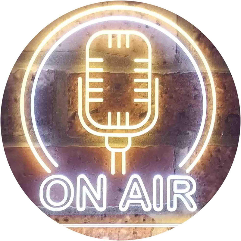 Microphone On Air LED Light Sign - LED Gift Works