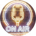 Microphone On Air LED Light Sign - Way Up Gifts