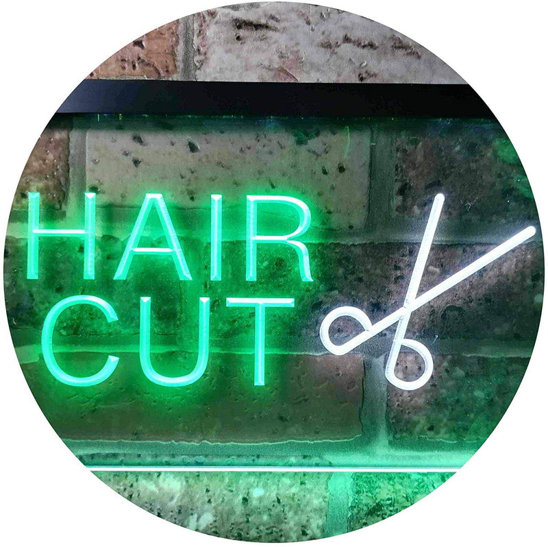 Barber Salon Hair Cut LED Light Sign - LED Gift Works