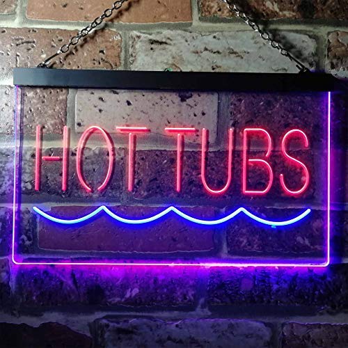 Hot Tubs LED Light Sign - Way Up Gifts
