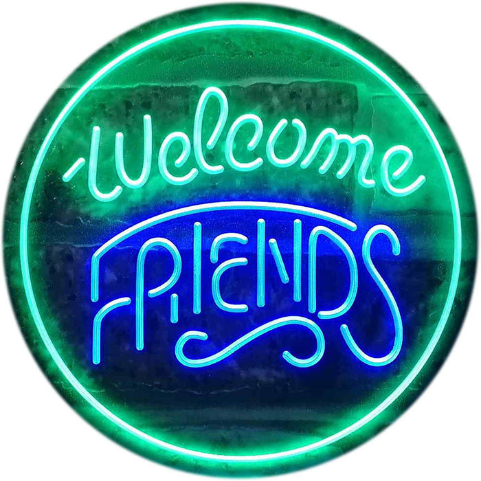 Welcome Friends LED Light Sign - Way Up Gifts
