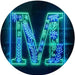 Family Name Letter M Initial Monogram LED Light Sign - Way Up Gifts