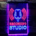 Microphone Recording Studio LED Light Sign - Way Up Gifts