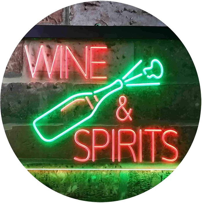 Wine and Spirits LED Light Sign - Way Up Gifts